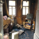 В Могилеве на улице Гагарина горел дом