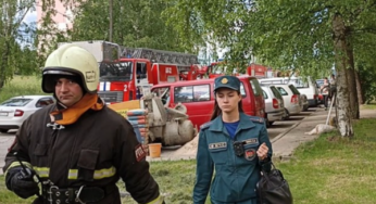 У Магілёве гарэла кватэра на вуліцы Каштанавай