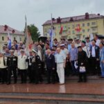 У Магілёве былыя маракі адзначылі Дзень ВМФ пад савецкія песні і загад міністра абароны Расіі