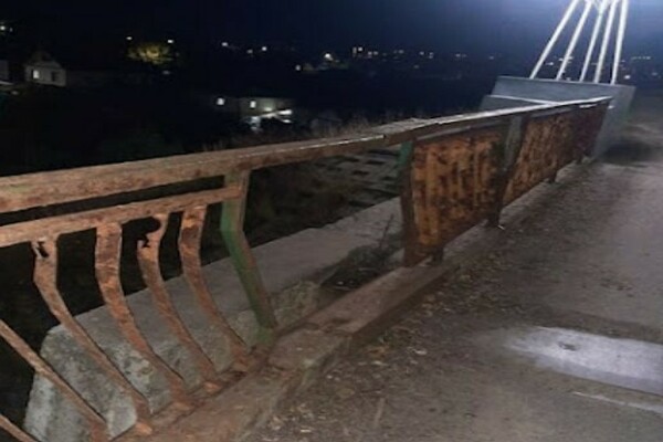 Вось так выглядае Фандокаўскі мост у Бабруйску