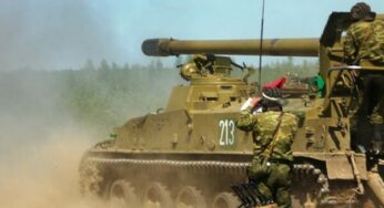 Расійскія вайскоўцы занялі Асіповіцкі артылерыйскі палігон