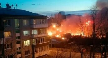 Бабруйск у небяспецы: расійскія ваенныя самалёты другі раз за тыдзень падаюць на жылыя дамы