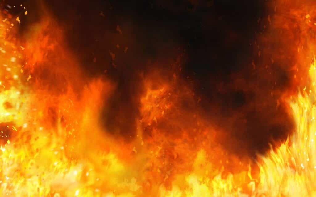 Пенсіянер загінуў на пажары ў Дрыбінскім раёне