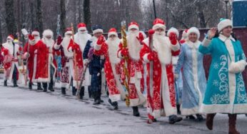 У Кіраўску сёння пройдзе парад Дзедаў Марозаў і Снягурак