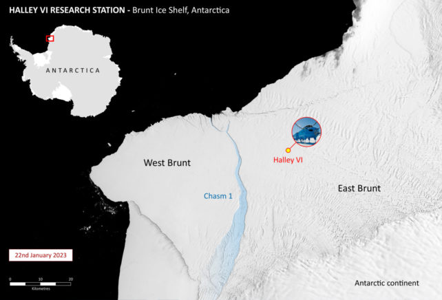 Айсберг памерамі з Лондан адкалоўся ад ледавіка Антарктыды