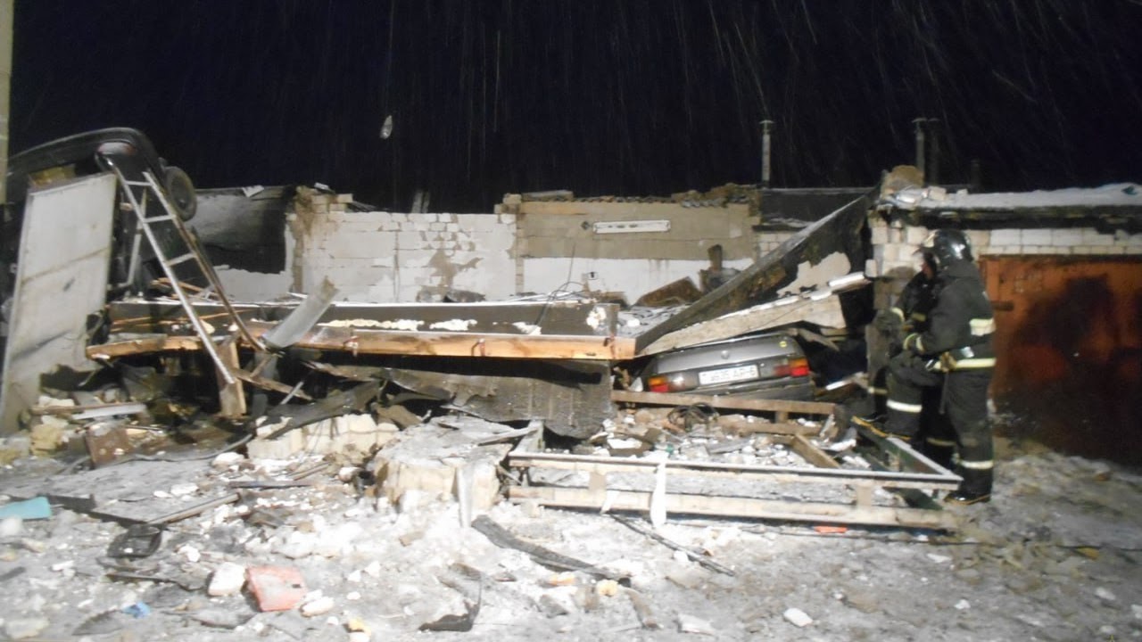 Выбух у Бабруйску – разнесла гаражы, узарвалася машына з газавым абсталяваннем