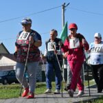 У Слаўгарадзе прайшоў першы марафон па скандынаўскай хадзьбе – відэа