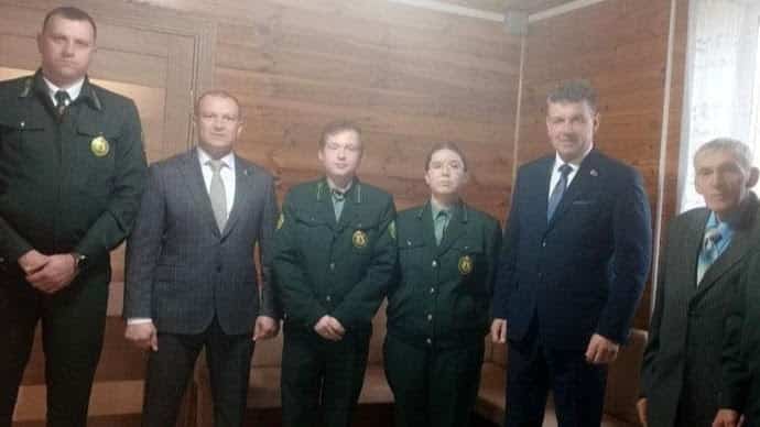 В Хотимске побывал министр лесного хозяйства Беларуси и встретился с семьей