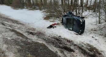Пад Магілёвам перакуліўся аўтамабіль з дзіцёнкам – хлопчык у лякарні