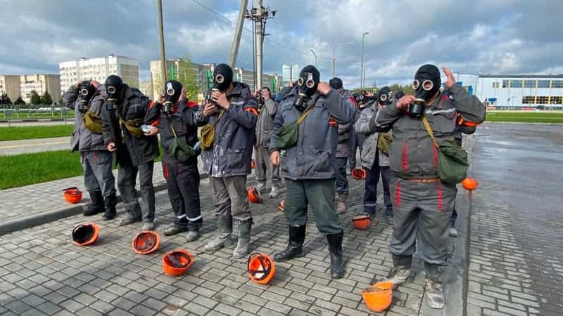 У Касцюковічах правялі рэпетыцыю аварыі на Смаленскай АЭС