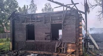 Магілёўская пенсіянерка загінула на пажары ў Шклоўскім раёне