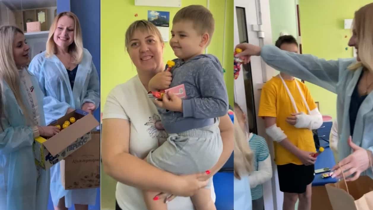 Дешевый пиар могилевских “депутатов” на больных детях – мороженое, пюре, шоколадка