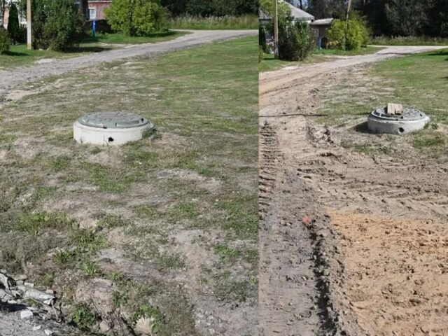 Жители Хотимска пожаловались из-за размытой дороги