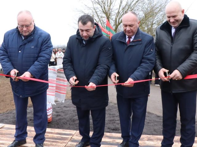 У Асіповічах урачыста адкрылі метэастанцыю