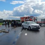 На трасе Крычаў – Бабруйск сутыкнуліся Volkswagen і Renault, пацярпелі 75-гадовая пасажырка і 4-гадовая дзяўчынка