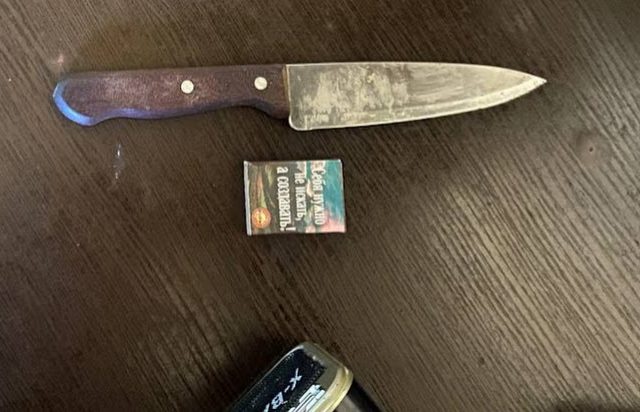 Жыхар Магілёўскага раёна паваліў біятуалет і пайшоў з нажом на сына